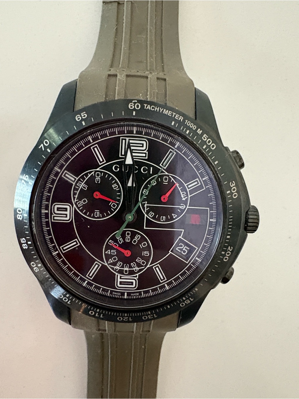 Gucci G-Timeless Chronograph 126.2 XL Men's Watch